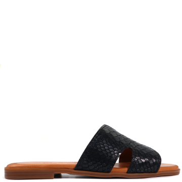 Flat slide sandals