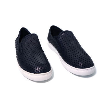 Slip on perforated sneakers