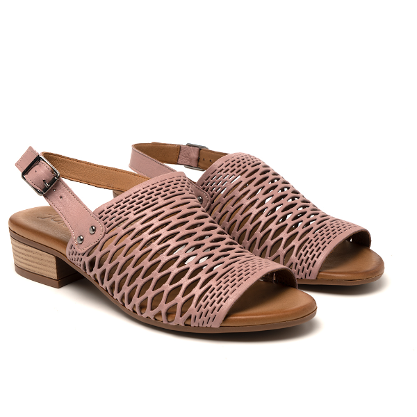 Block heel open toe mules