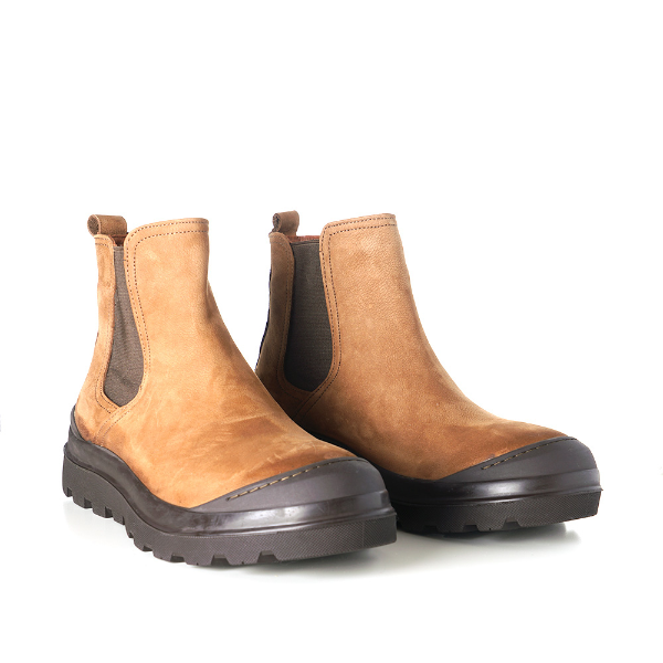 Tan Sporty nubuck chelsea boots