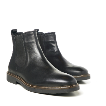 Black Chelsea boots for men