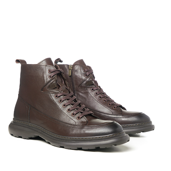 BROWN HYBRID CITY WINTER BOOTS