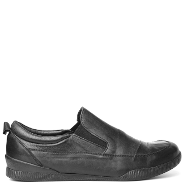 Black Sporty slip-ons/Casual loafers