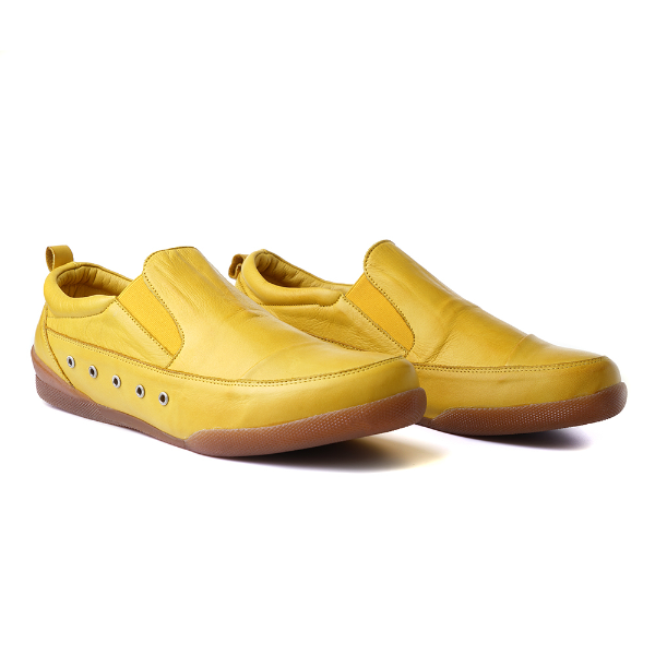 Yellow Sporty slip-ons/Casual loafers