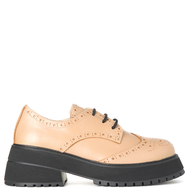 Wingtip Brogue Oxford Shoes with paltform for women