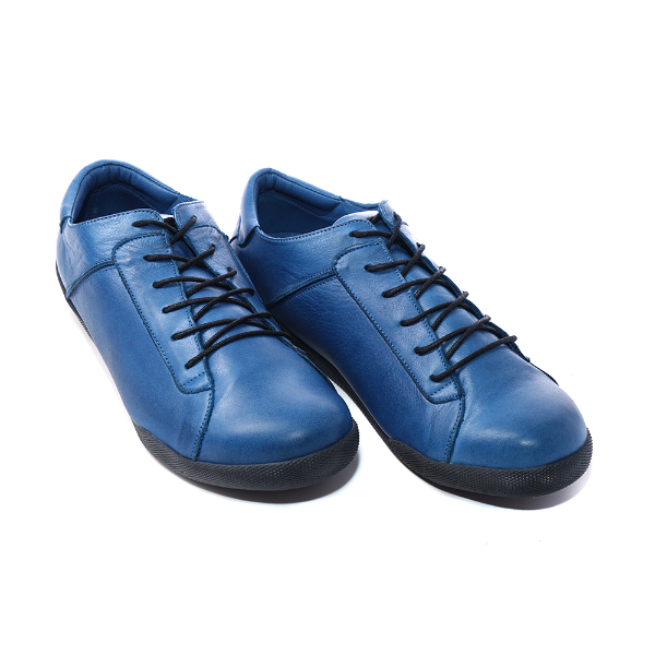 Lace-up Low Top Calf Leather Sneakers