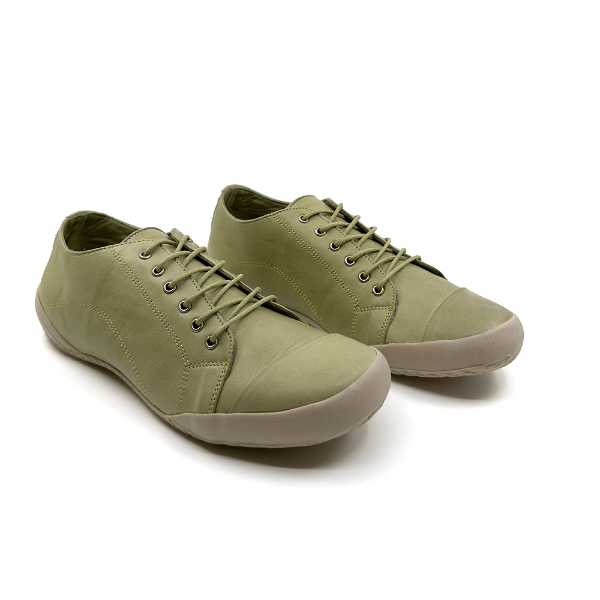 Comfortable lightweight casual lace-up leather shoes